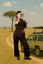 Load image into Gallery viewer, Malibu Asymmetric Press Stud Tank | Espresso