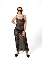 Load image into Gallery viewer, Serenity Maxi Dress | Black Daisy Print