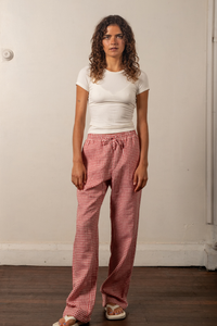 Sienna Pants | Red Gingham