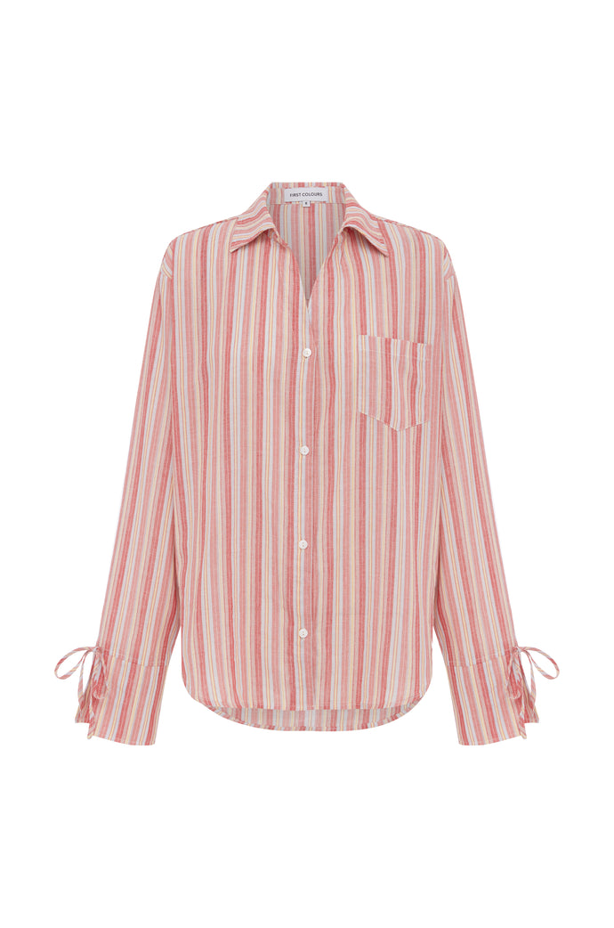 Mila Shirt | Pink Stripe