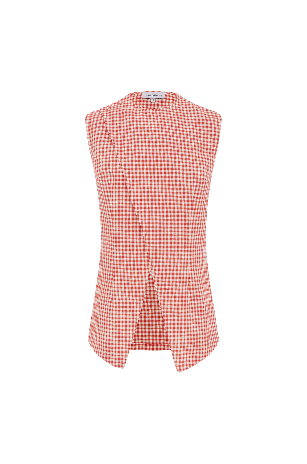 Sienna Wrap Top | Red Gingham