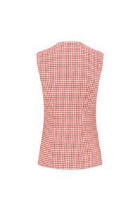 Sienna Wrap Top | Red Gingham