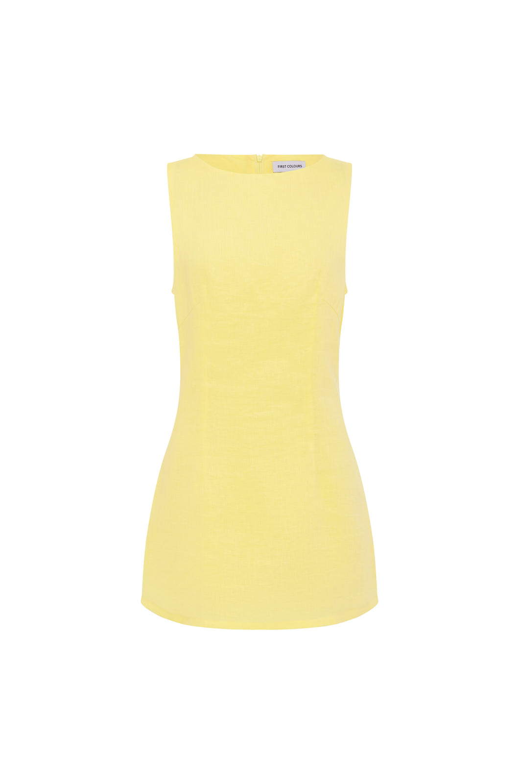 Lila Linen Mini Dress | Butter Yellow