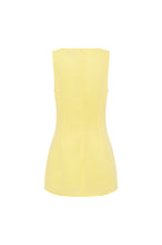 Load image into Gallery viewer, Lila Linen Mini Dress | Butter Yellow