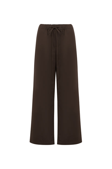 Soho Wide Leg Pants | Chocolate