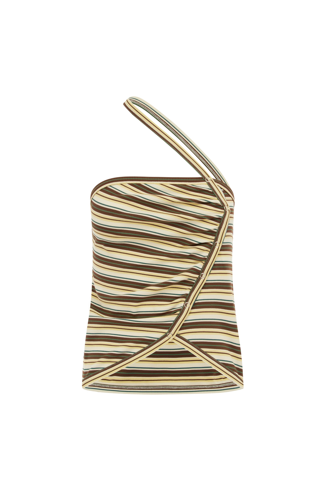 Paloma Top | Moss & Maple Stripe