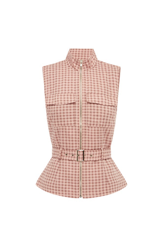 Alice Top | Rose Gingham