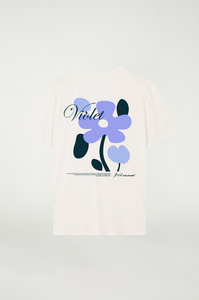 Violet Print T-Shirt | Regular Fit
